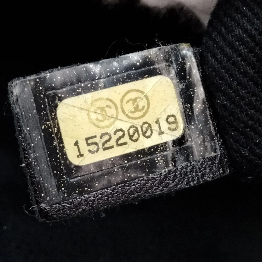 Chanel Black Lamb Skin Bag